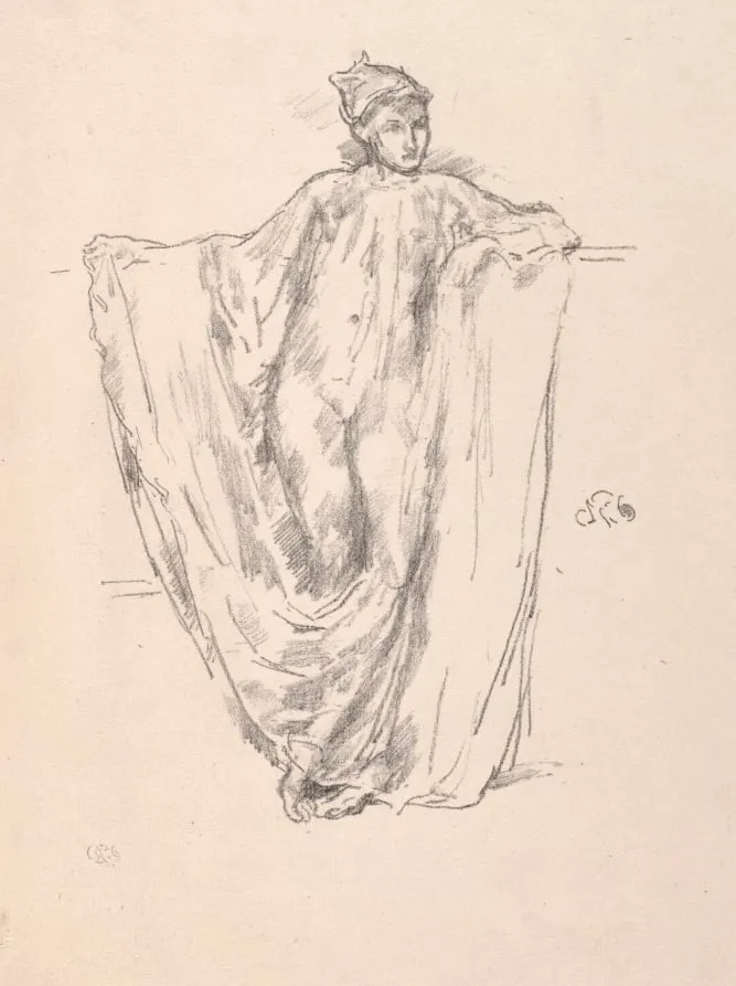 Figure Study, by James McNeill Whistler, 1894