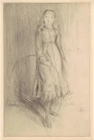 Florence Leyland, by James McNeill Whistler, 1874