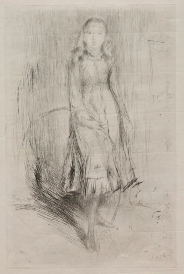 Florence Leyland, by James McNeill Whistler, 1874