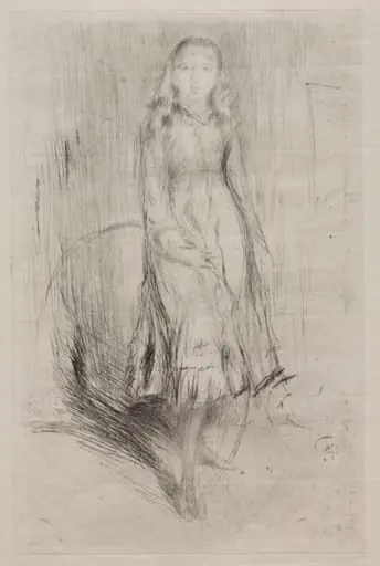 Florence Leyland, by James McNeill Whistler