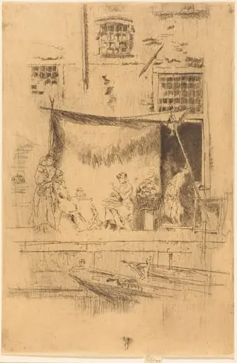 Fruit-Stall, by James McNeill Whistler