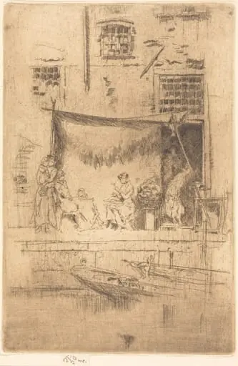 Fruit-Stall, by James McNeill Whistler