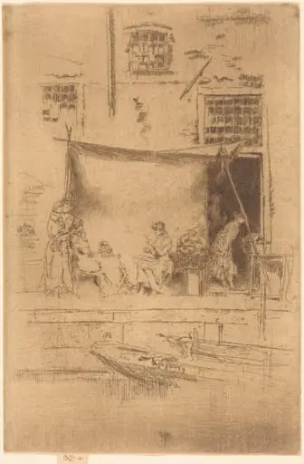 Fruit-Stall, by James McNeill Whistler