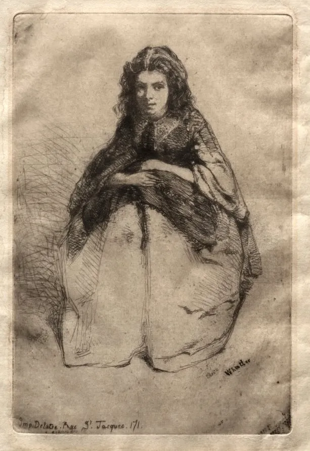 Fummette, by James McNeill Whistler, 1858