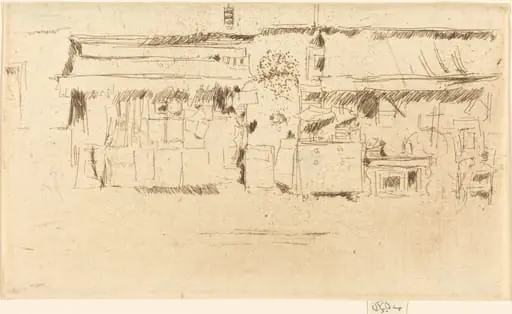 Furniture Shop, by James McNeill Whistler