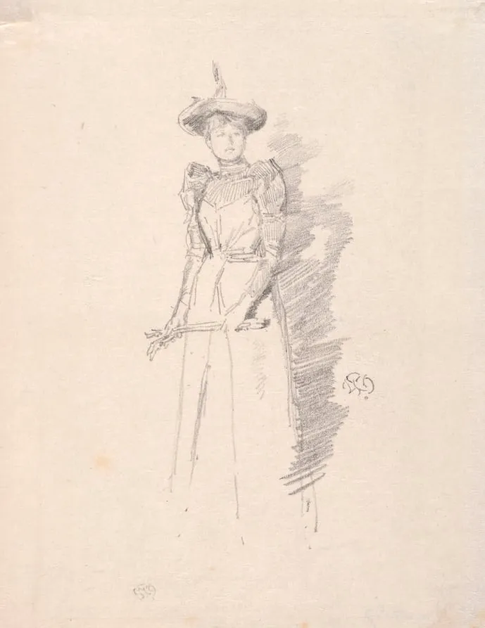Gants de Suede, by James McNeill Whistler, 1890