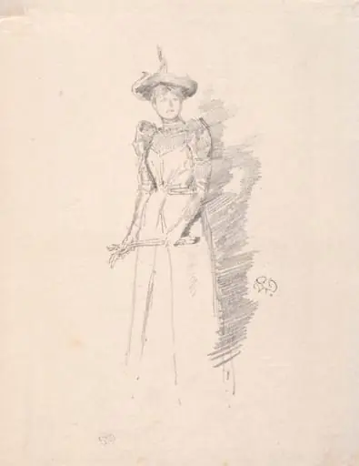 Gants de Suede, by James McNeill Whistler
