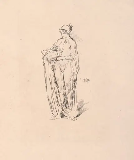 Girl with Bowl, by James McNeill Whistler