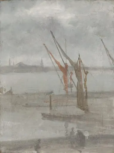 Grey and Silver: Chelsea Wharf, by James McNeill Whistler