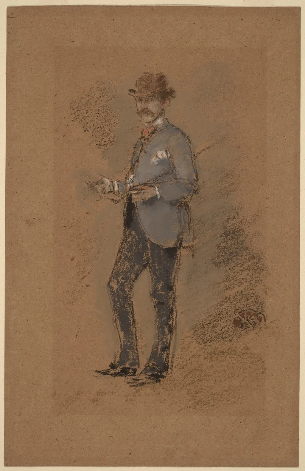 Harper Pennington, by James McNeill Whistler, pastel, 1881
