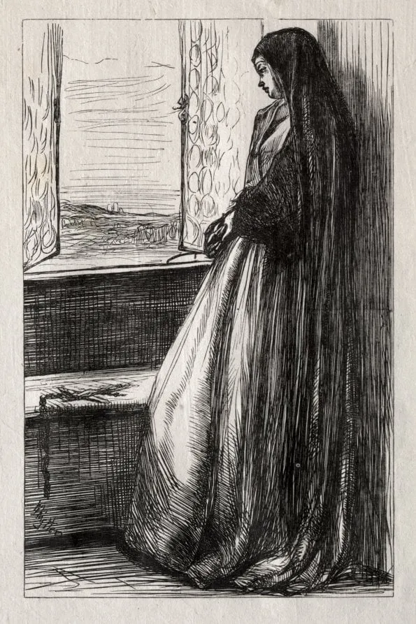 Illustration for "Count Bruckhardt" in "Once a Week", by James McNeill Whistler, 1862