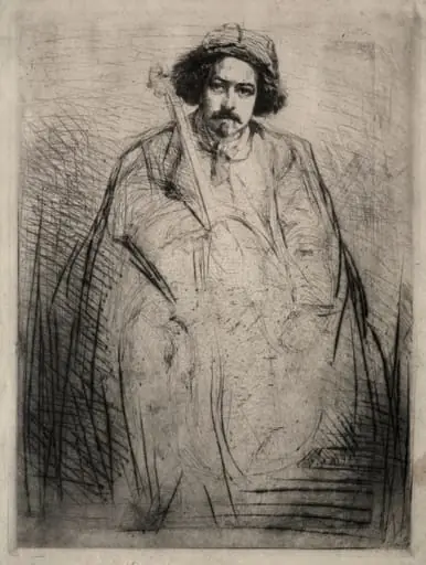 J. Becquet, Sculptor, by James McNeill Whistler