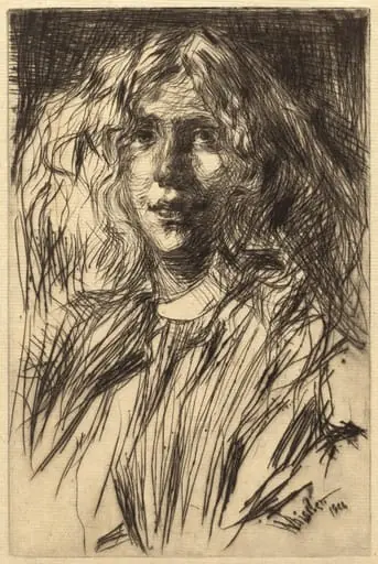 Jo, by James McNeill Whistler