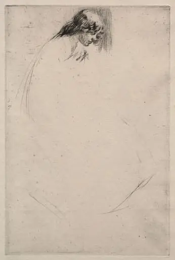 Jo's Bent Head, by James McNeill Whistler