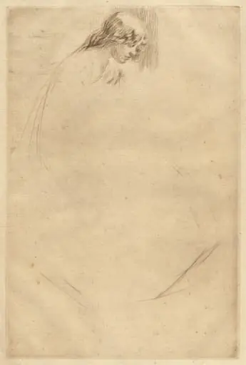 Jo's Bent Head, by James McNeill Whistler