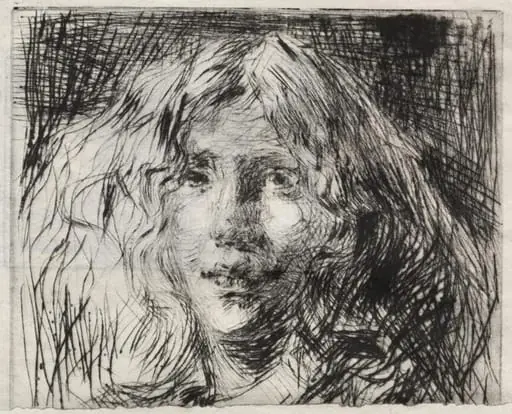 Joanna Hefferman, "La Belle Irlandaise", by James McNeill Whistler