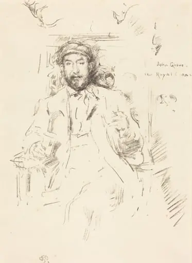 John Grove, by James McNeill Whistler