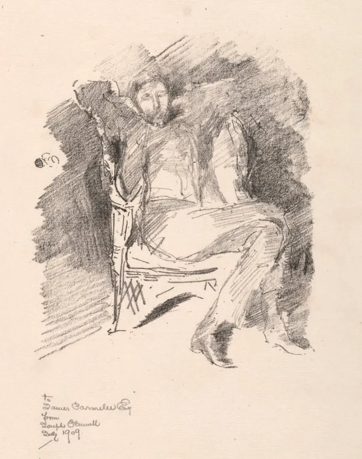 Joseph Pennell, No. 2, by James McNeill Whistler, 1896