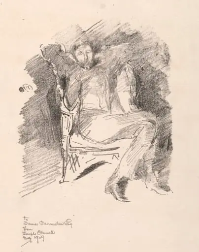 Joseph Pennell, No. 2, by James McNeill Whistler