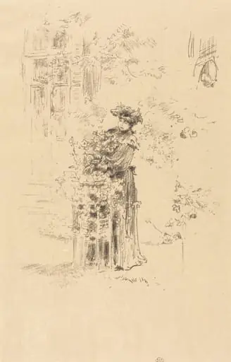 La Belle Jardinière, by James McNeill Whistler