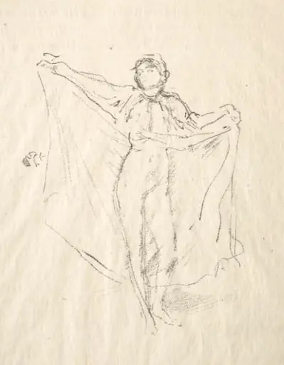 La Danseuse - A Study of the Nude, by James McNeill Whistler