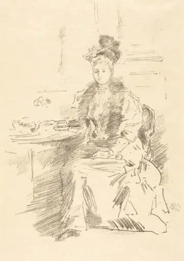 La Jolie New Yorkaise, by James McNeill Whistler