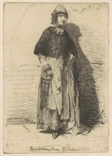 La Mère Gérard, by James McNeill Whistler