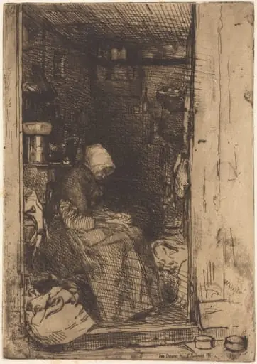 La Vieille aux Loques, by James McNeill Whistler