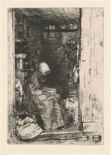La Vieille aux Loques, by James McNeill Whistler