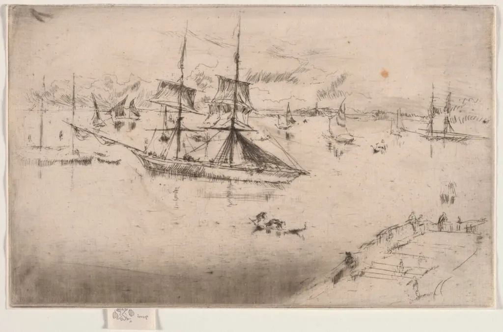 Lagoon: Noon, by James McNeill Whistler, 1886
