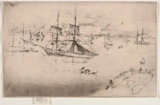 Lagoon:  Noon, by James McNeill Whistler