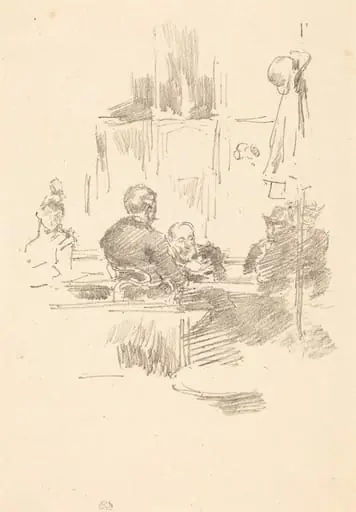 Late Picquet, by James McNeill Whistler
