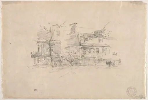 Lindsay Row, Chelsea, by James McNeill Whistler