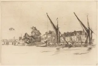 Lindsey Houses, by James McNeill Whistler