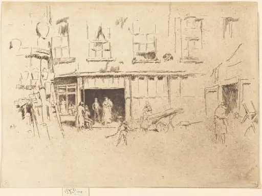 Little Court, by James McNeill Whistler