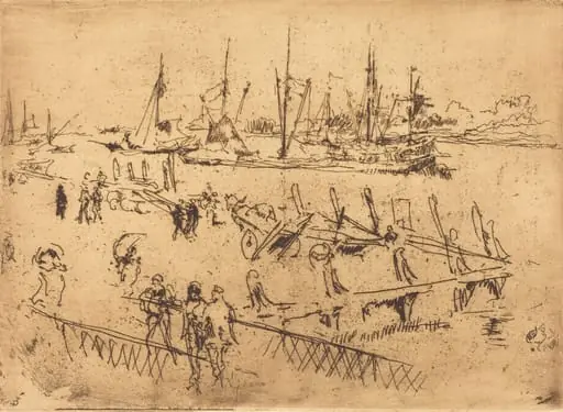 Little Dordrecht, by James McNeill Whistler