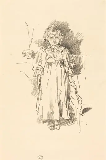 Little Evelyn, by James McNeill Whistler