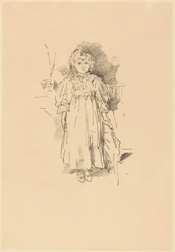 Little Evelyn, by James McNeill Whistler