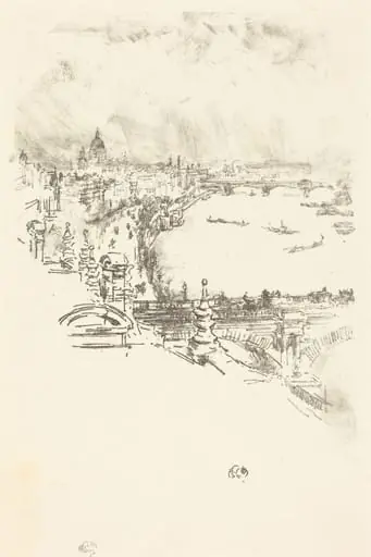 Little London, by James McNeill Whistler