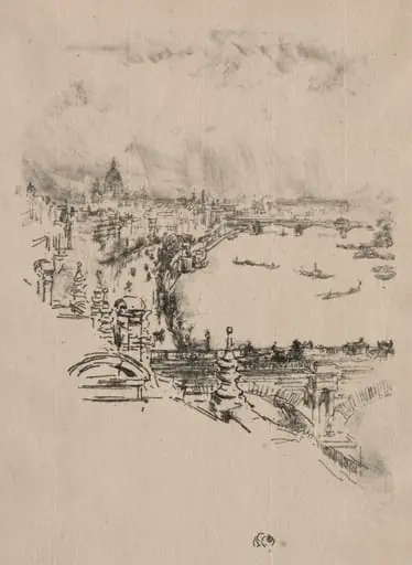 Little London, by James McNeill Whistler