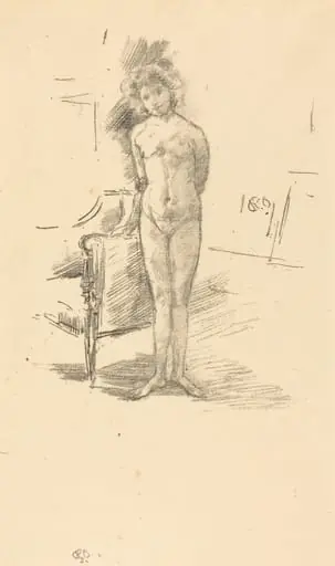 Little London Model, by James McNeill Whistler