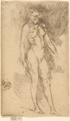 Little Nude Figure, by James McNeill Whistler