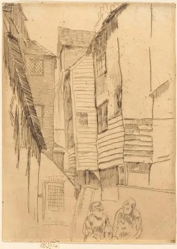 Little Smithfield, by James McNeill Whistler