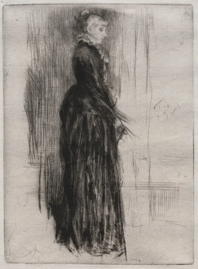 Little Velvet Dress, by James McNeill Whistler, 1873