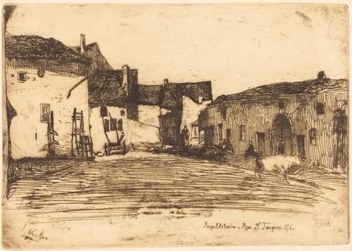 Liverdun, by James McNeill Whistler