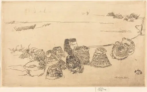Lobster-Pots, by James McNeill Whistler