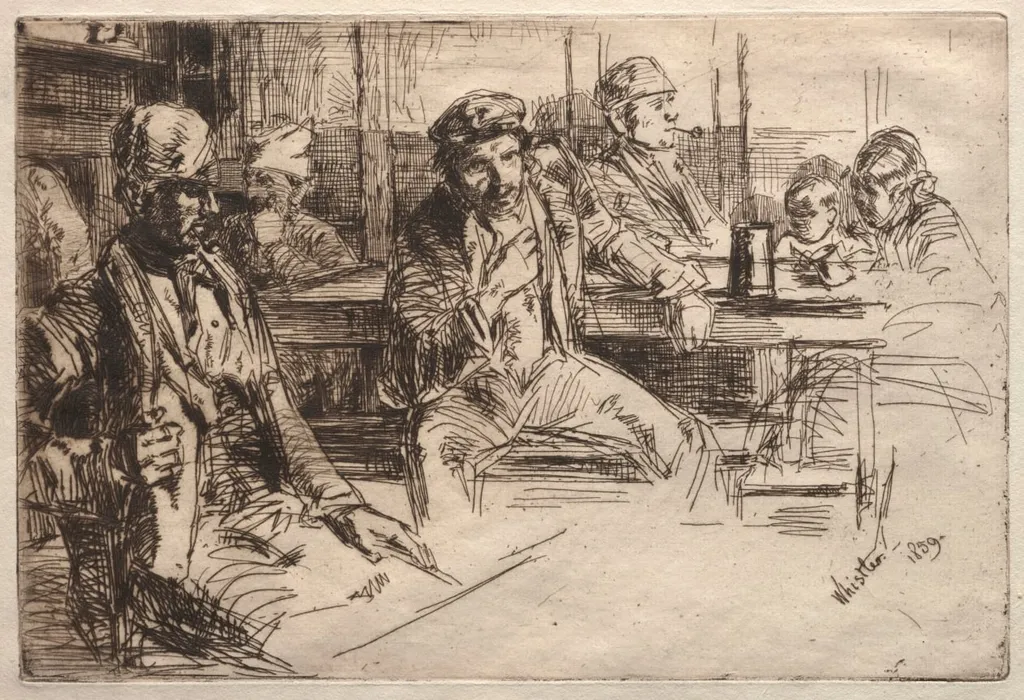 Longshoremen, by James McNeill Whistler, 1859