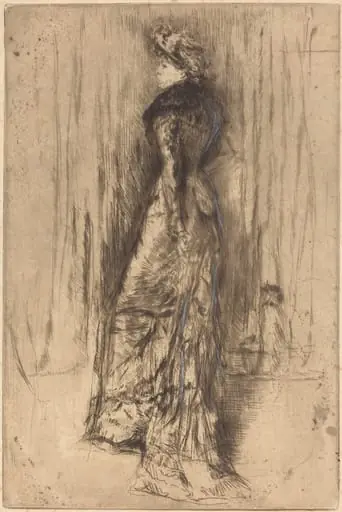 Maud, Standing, by James McNeill Whistler
