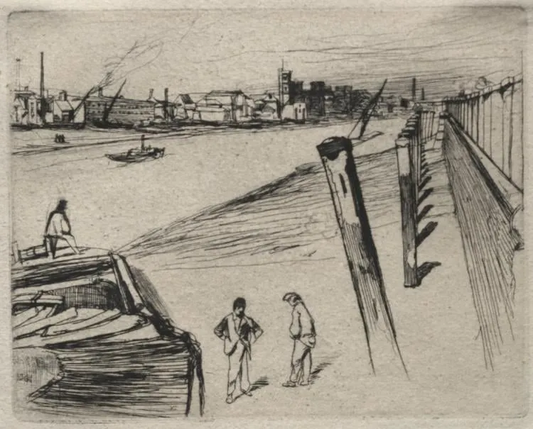 Millbank, by James McNeill Whistler, 1861