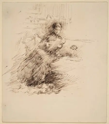 Miss Cumberlege, by James McNeill Whistler